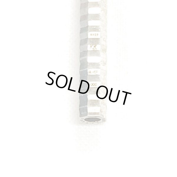 画像2: 純銀一条左文字(訳あり新品No.3) (2)